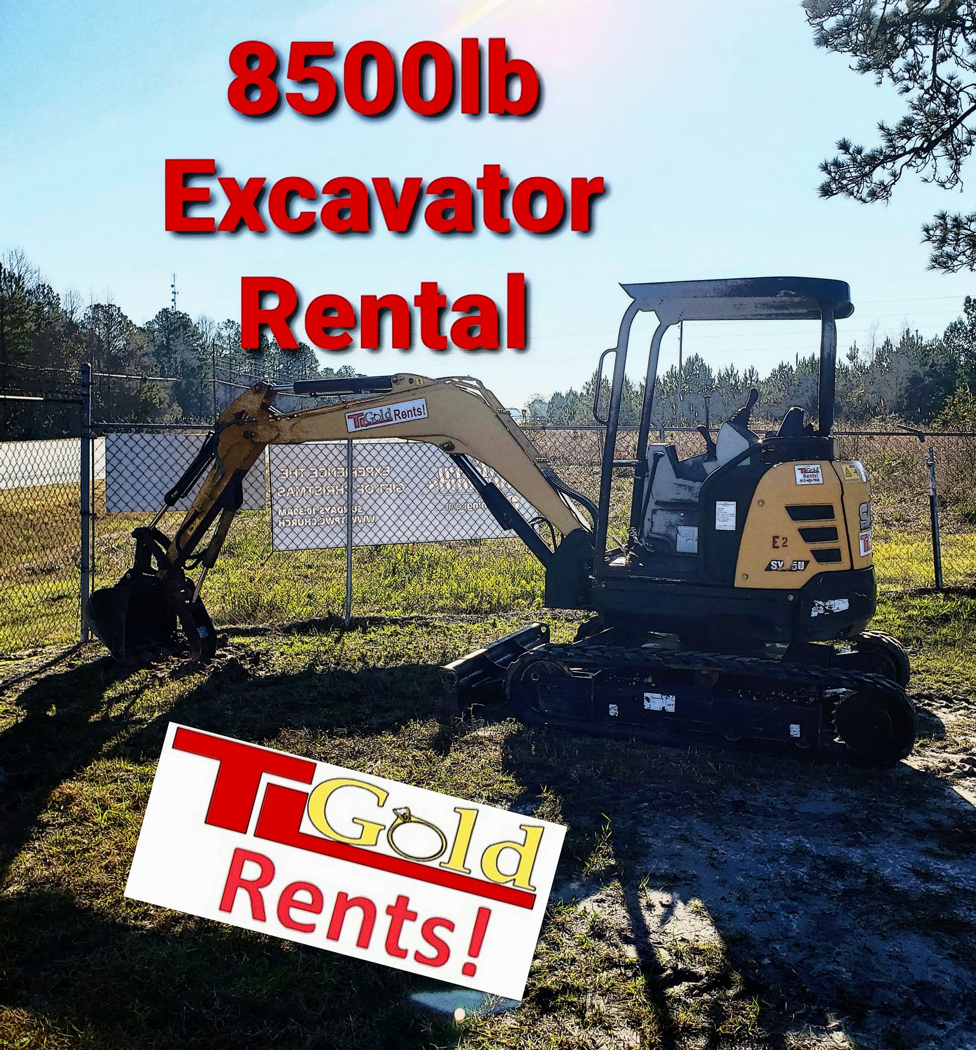 TL Gold Hardware & Rental - 👀 Rental Spotlight 👀 8500lb Excavator with ...