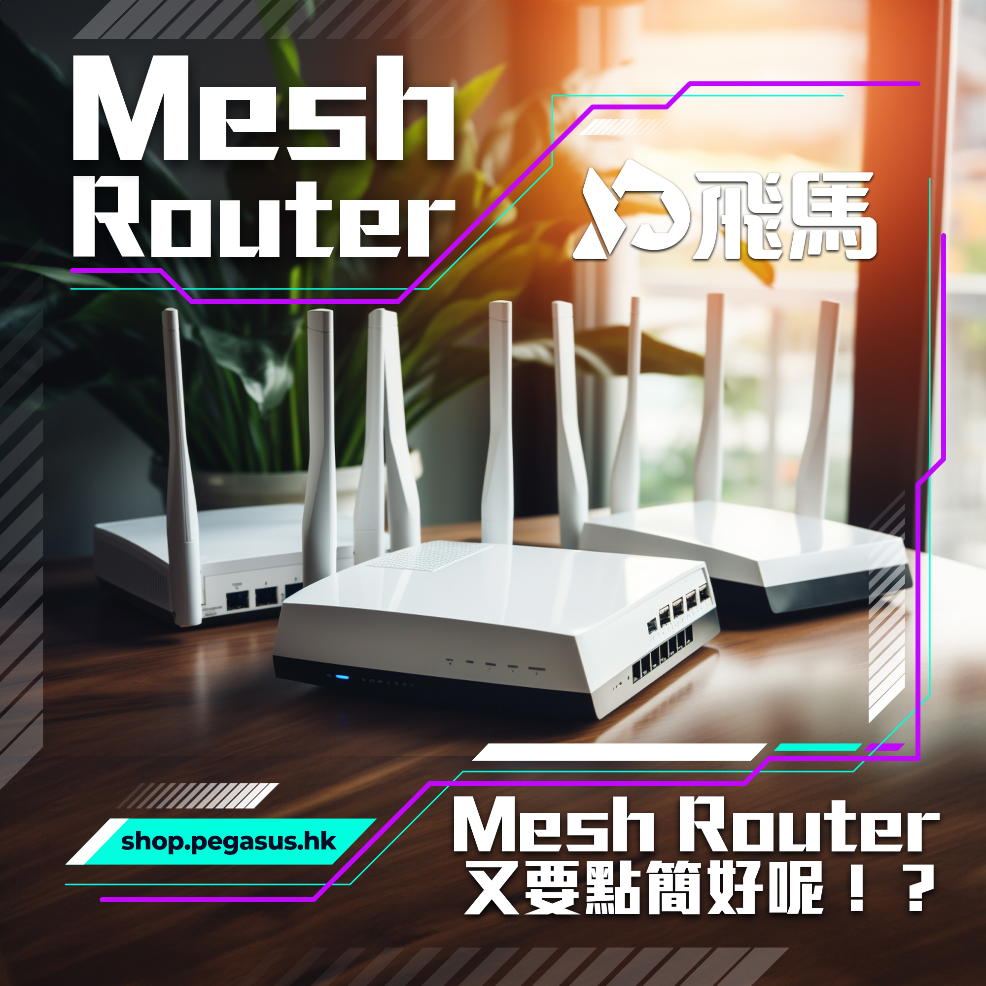 飛馬 Pegasus - 📢【Mesh Router 又要點揀🤔 即刻了解下係咩嚟先💪】...