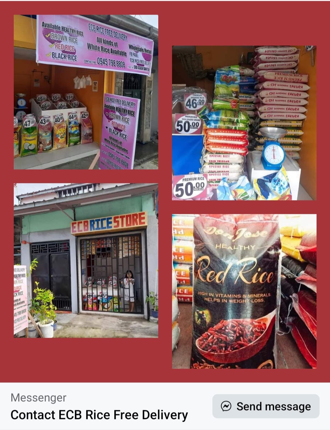 ECB Rice Free Delivery