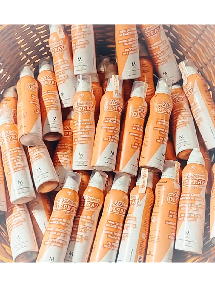 Das Warten hat ein Ende😁 Das 2 Kalorien Ölspray von More Nutrition ist bei uns im REWE Marcel Simons 🛒 in Bonn-Bad Godesberg angekommen💪🏻 Du möchtest möglichst wenig Fett zum Grillen, Braten