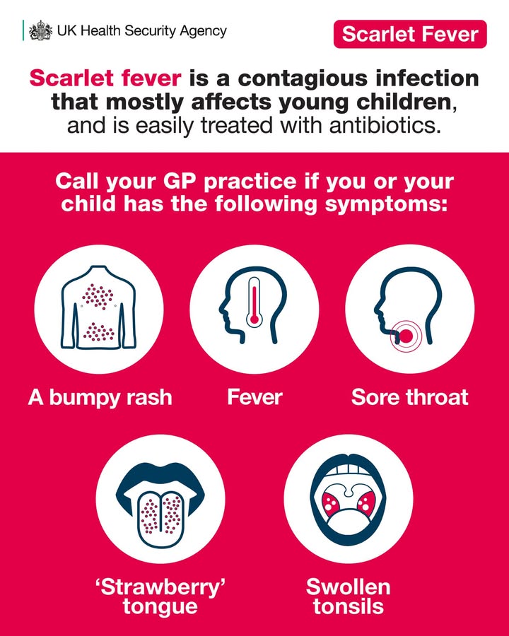 Grayshott - 🤒 High fever, sore throat and a red rash? It could be ...