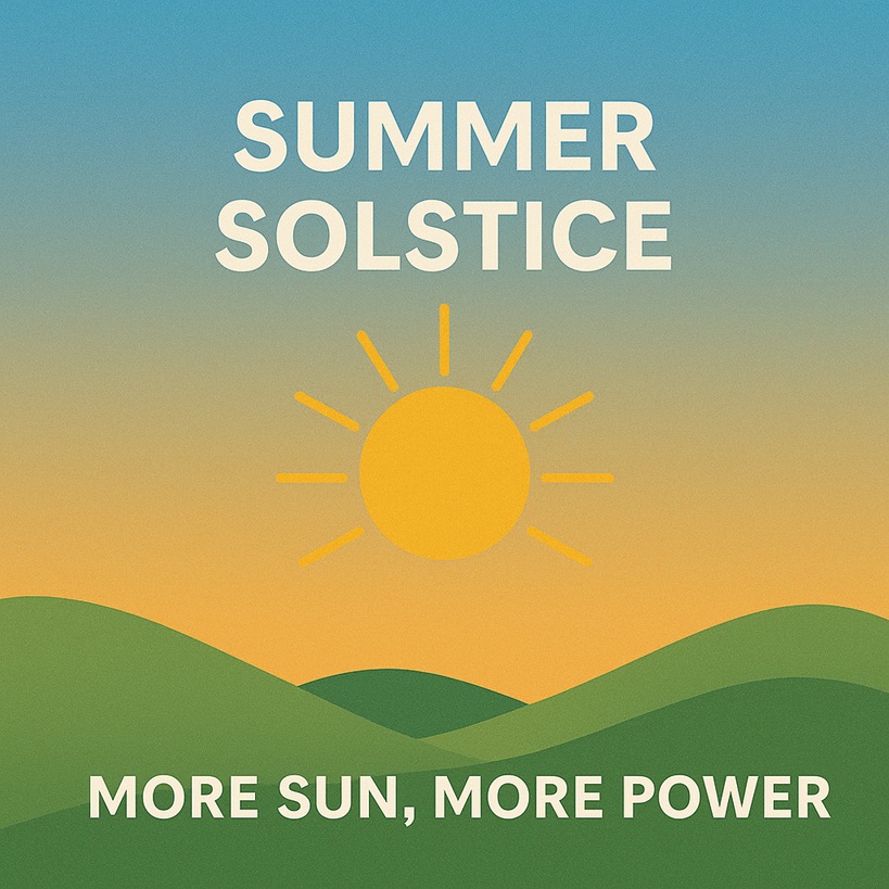Energy - Happy Summer Solstice! Today marks the longest day of the year ...