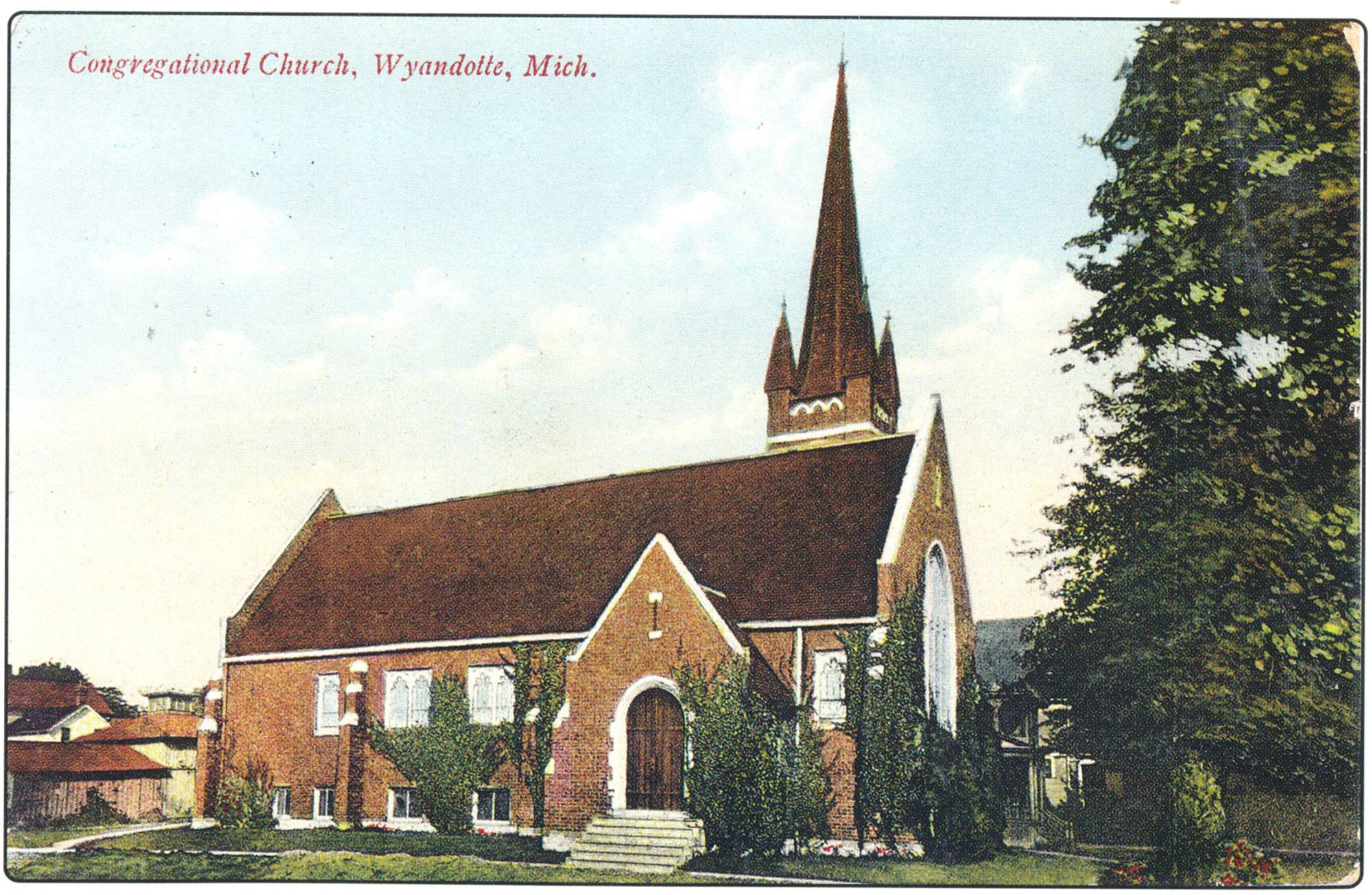 Wyandotte's First Congregational Church architecture and history