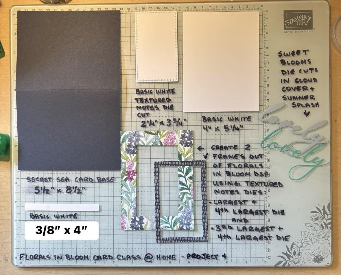 The West - 🌸 Project 4 – Florals in Bloom Card Class @ Home 🌸 coming ...