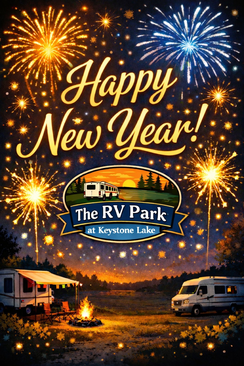 🎆 Happy New Year from The... - The RV Park at Keystone Lake | Facebook