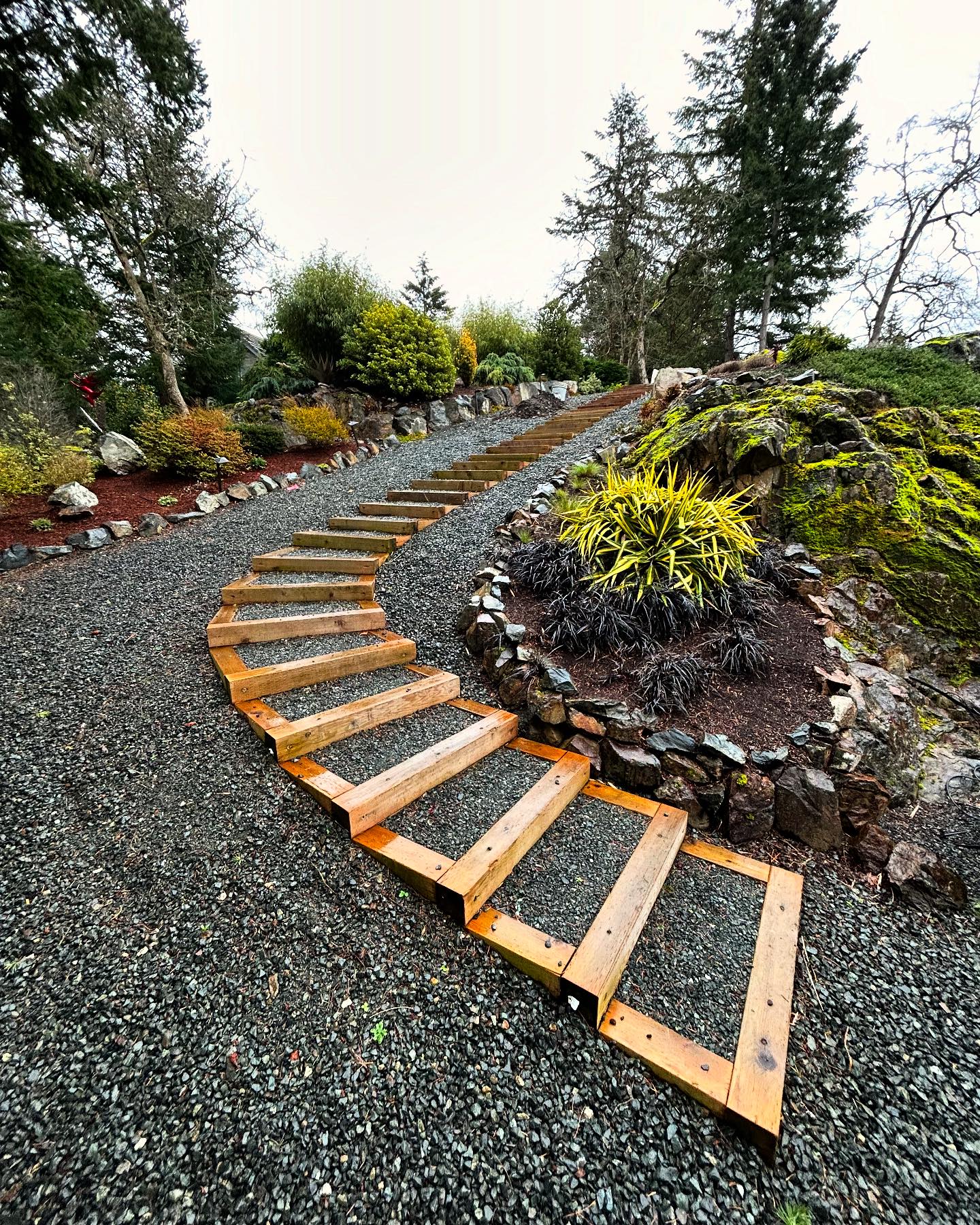 Whitewood - Set of shallow steps built into the slope making access to ...