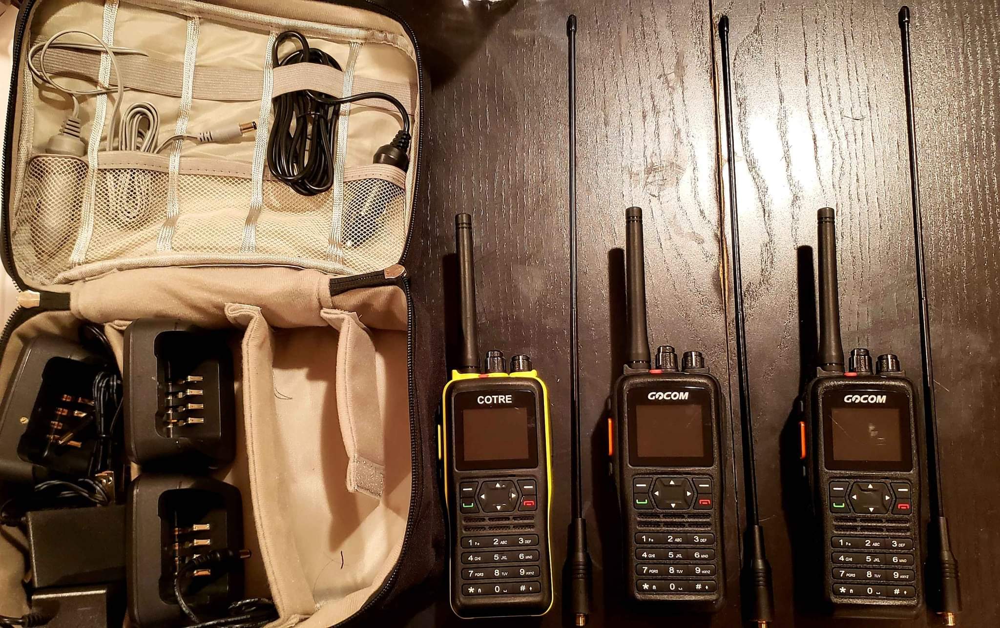 Handheld radios with family frequencies