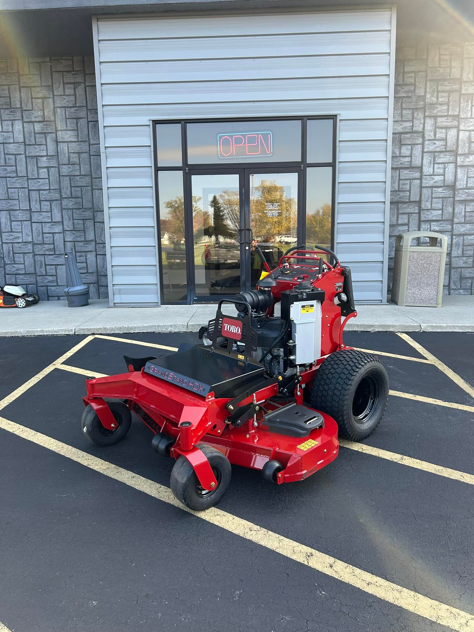 Grandstand HDX mowers at Steve Myers Service in Cridersville Ohio