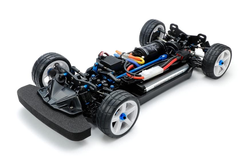 Tamiya Ferrari 458 with TT02 chassis