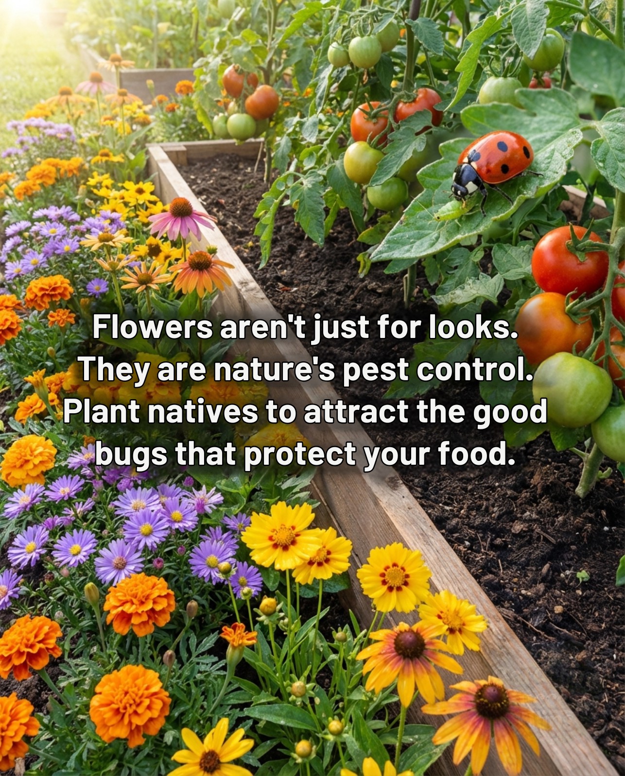 Gardening - Farmers plant wildflower strips to attract the "good bugs ...
