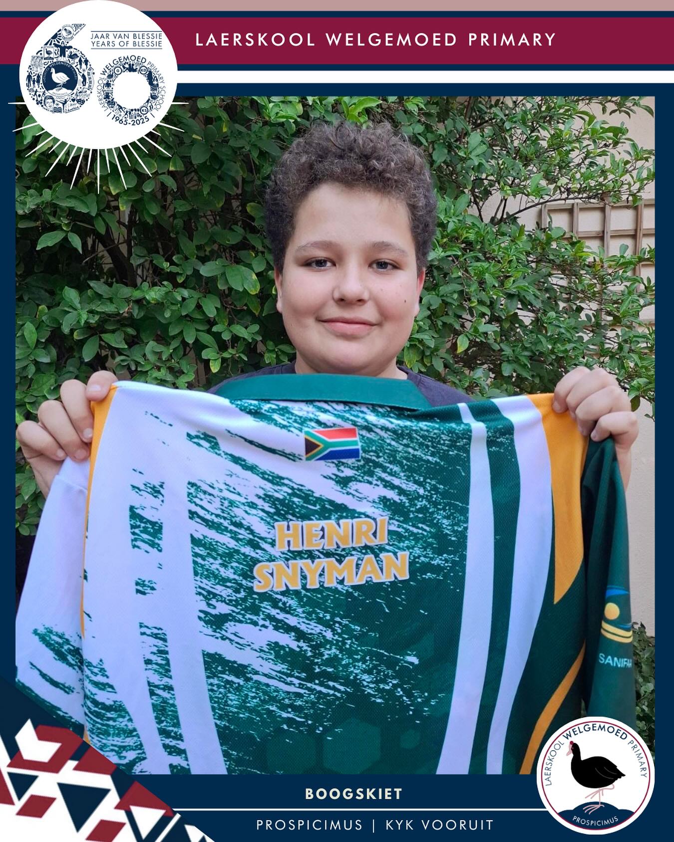 Welgemoed - Henri Snyman het Suid-Afrika verlede week met trots ...