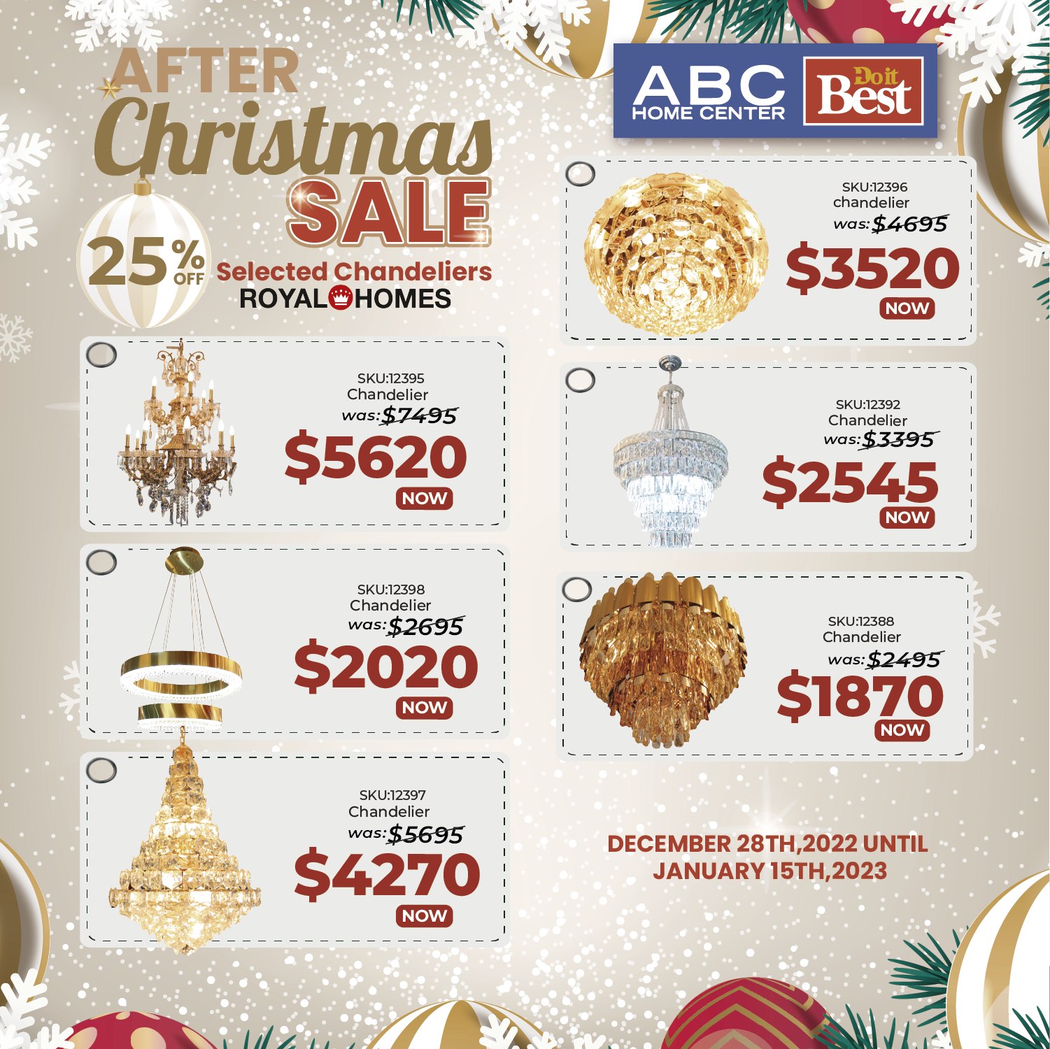ABC - Add some glamour to your home with our amazing budget-friendly ...