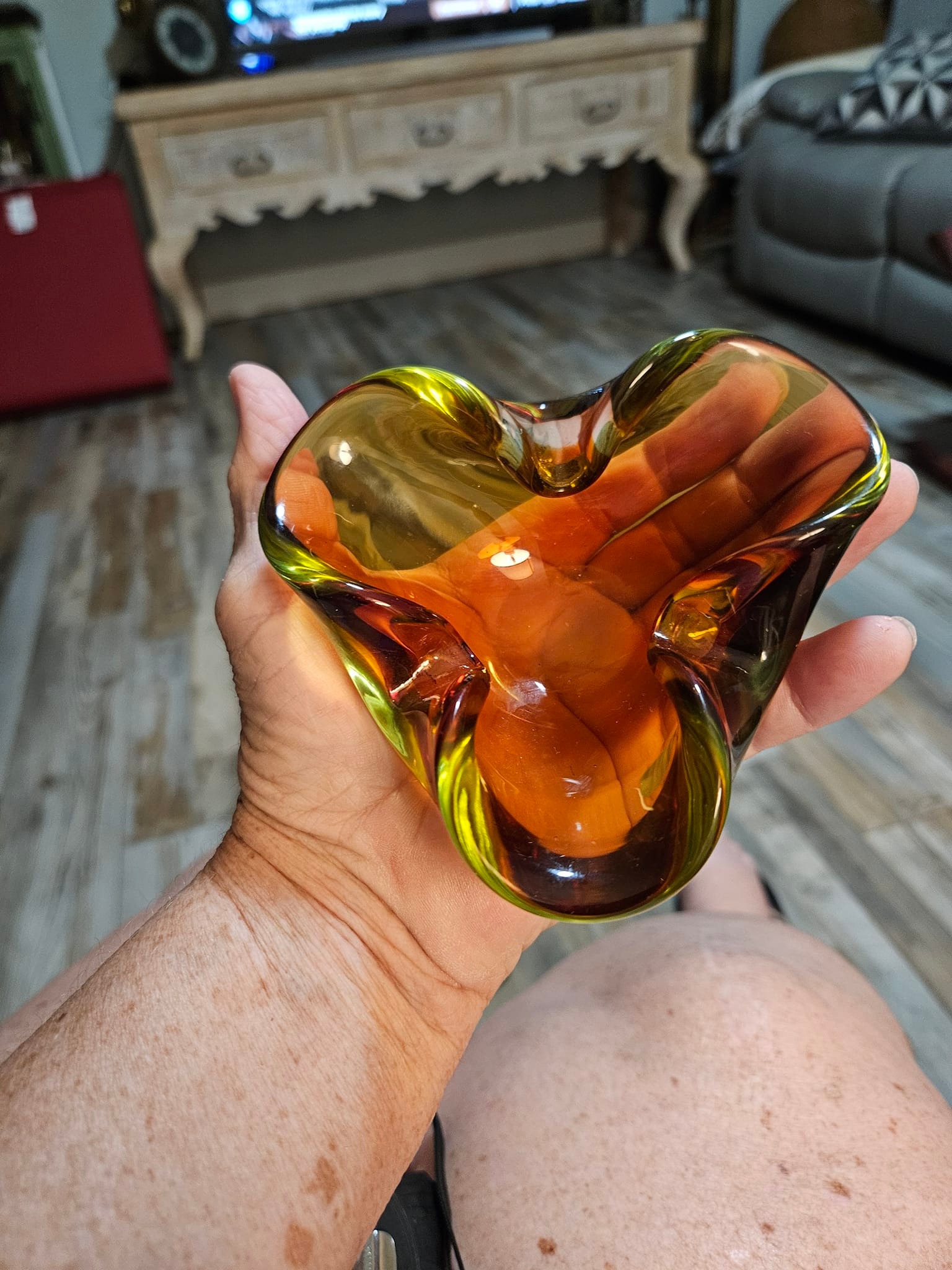 Crate & Barrel Murano Aquatic Bowl Value