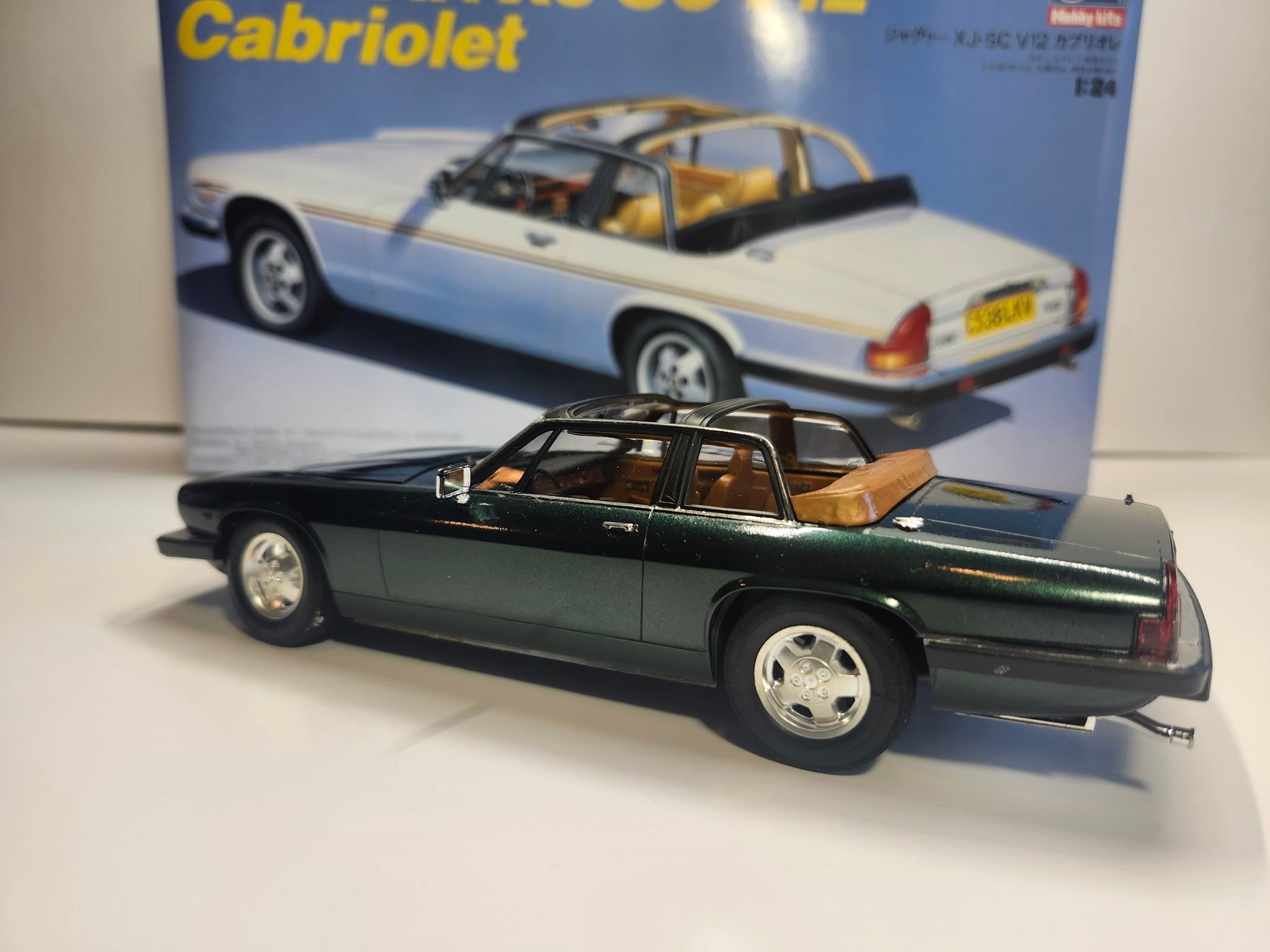 Jaguar XJ-SC V12 cabriolet model kit review