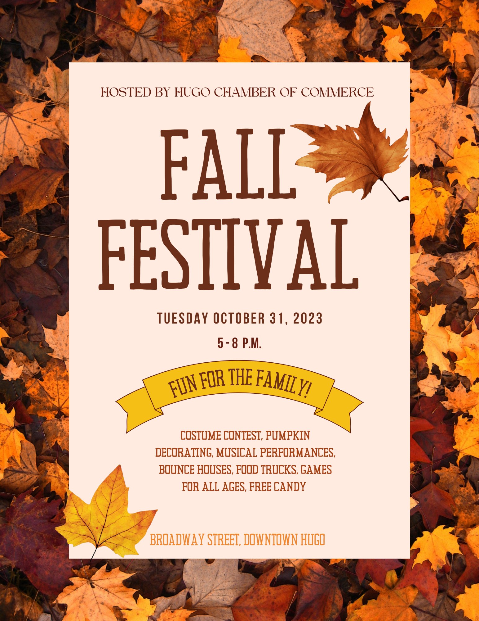 🍂Hugo, Ok Fall Festival is around... - Big Top Family RV Park | Facebook