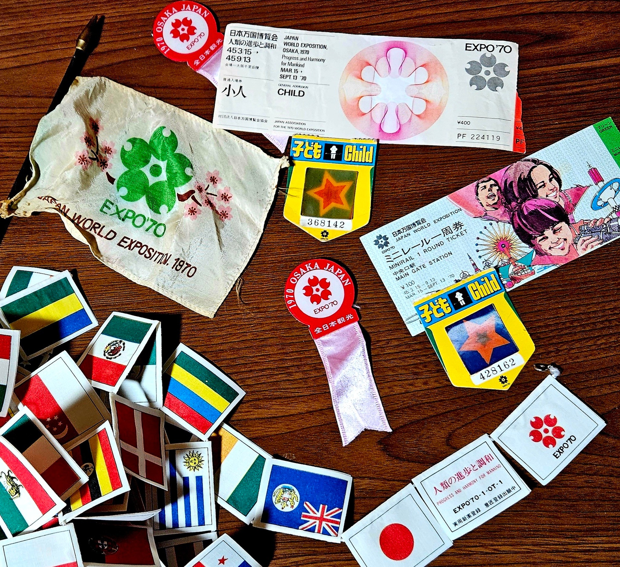 こんにちはー西の国から🎵 1970年のこんにちはー🎶 大阪万博のお土産や