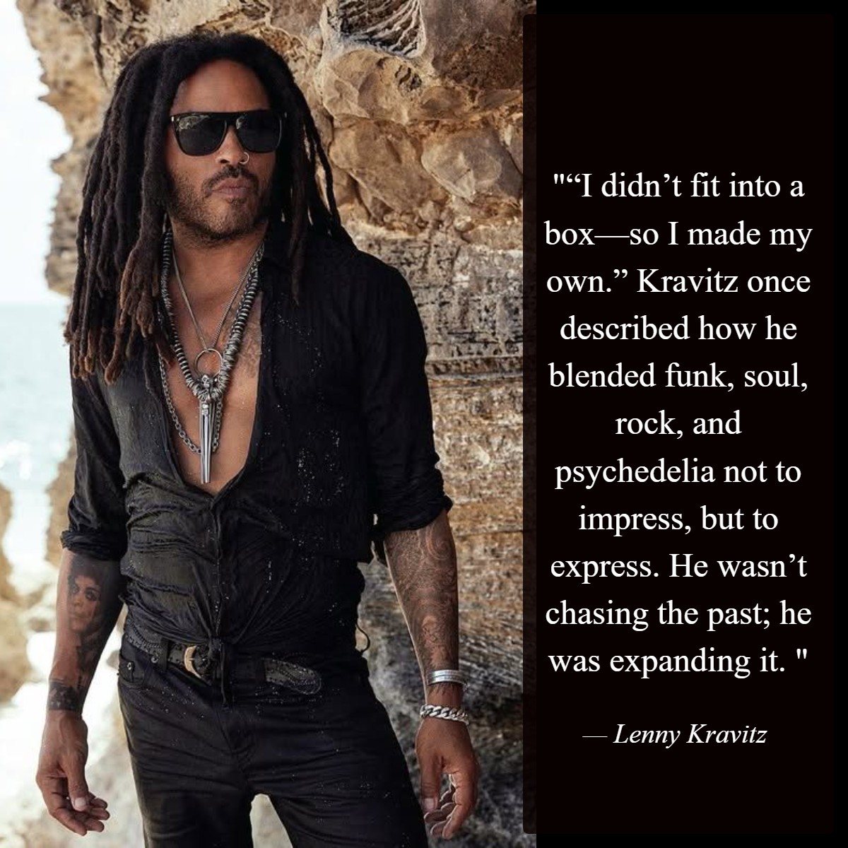 Lenny Kravitz emerged at the end of the 1980s with Let Love Rule 