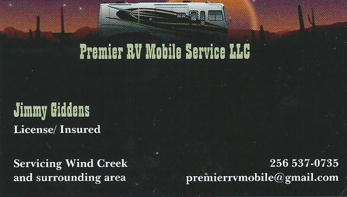 Premier RV Mobile Service LLC | Hackneyville AL