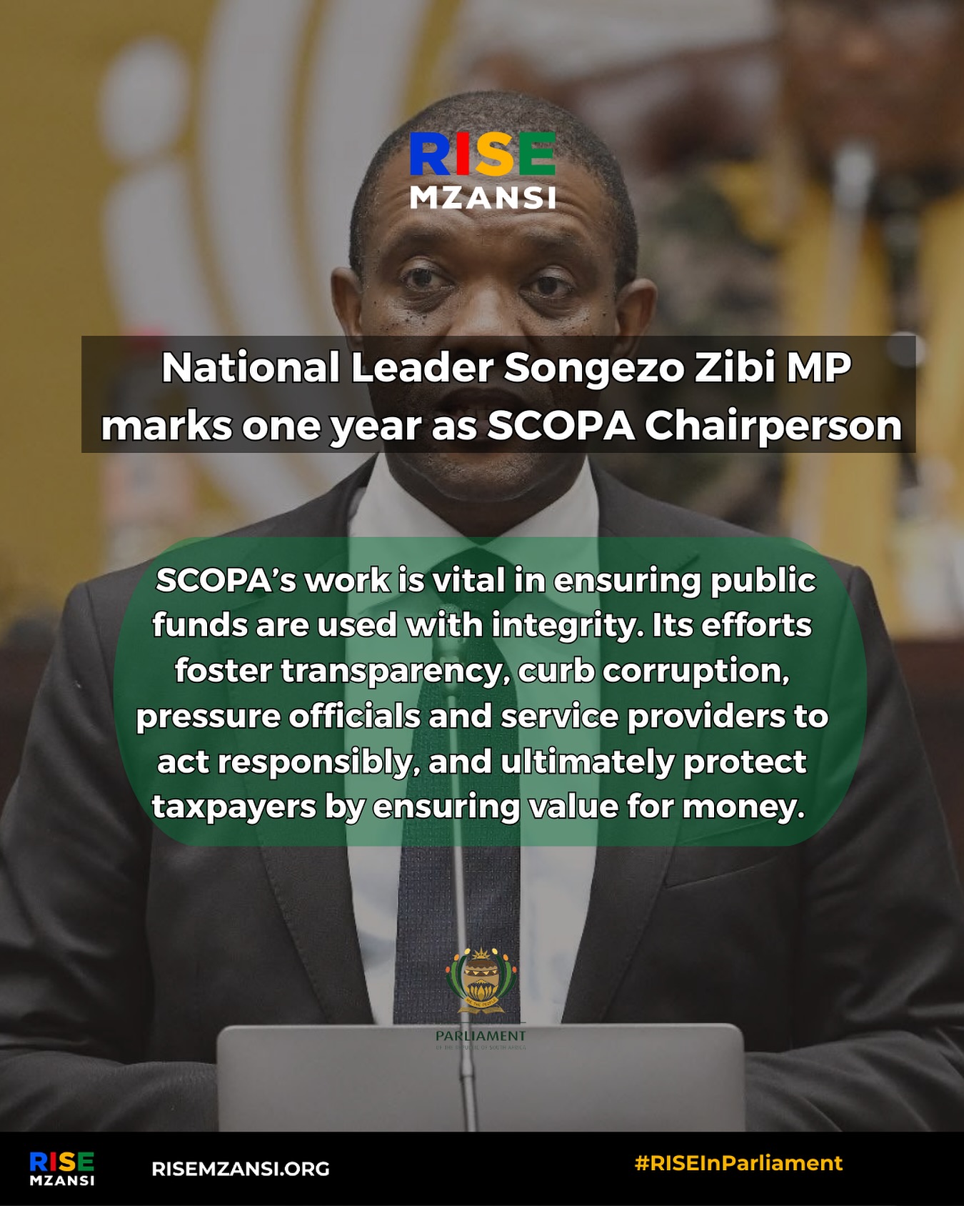 The Chairperson of the Standing Committee on Public Accounts, Mr