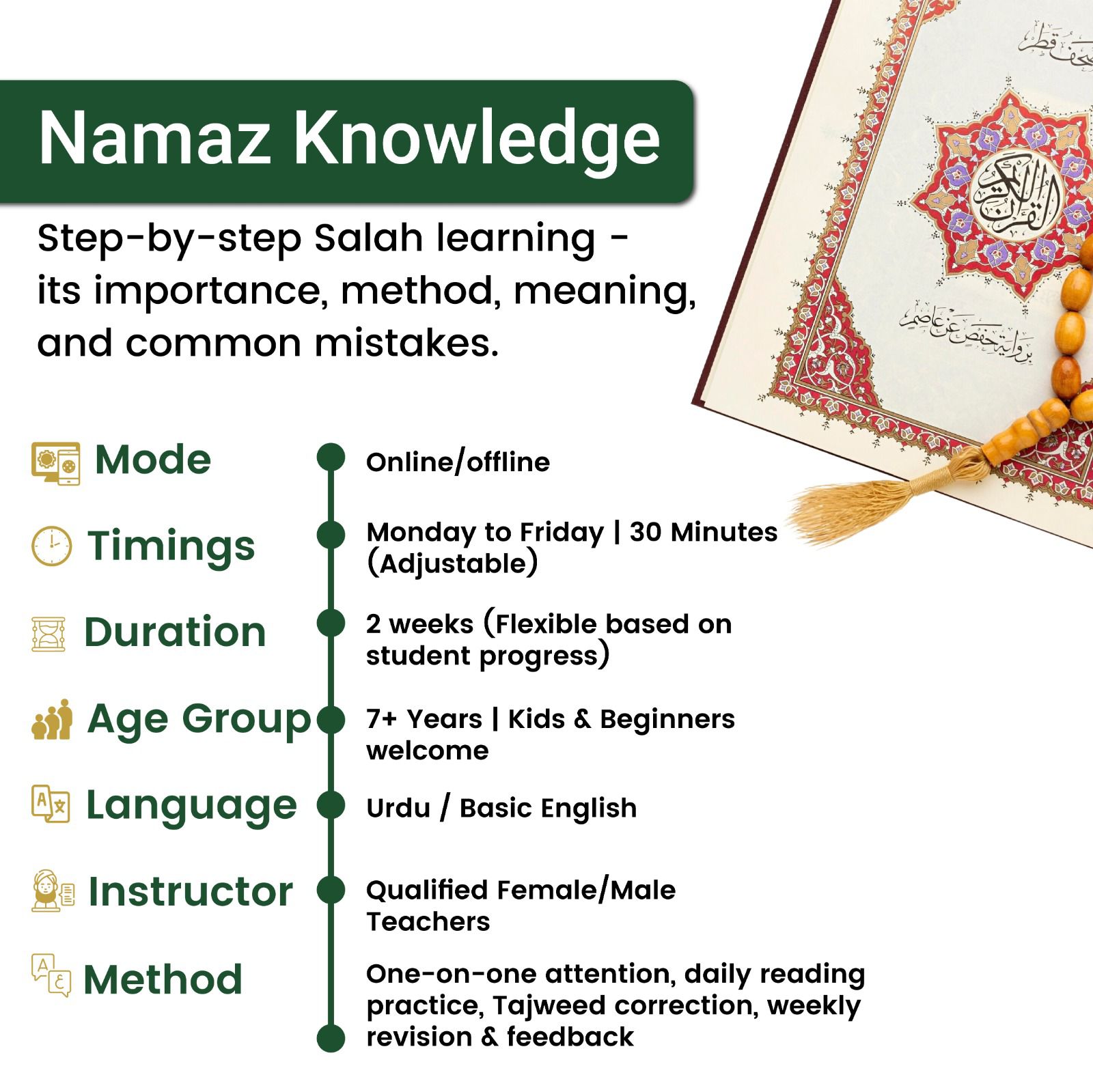 Live - Learn the correct way to perform Namaz (Salah) with proper ...