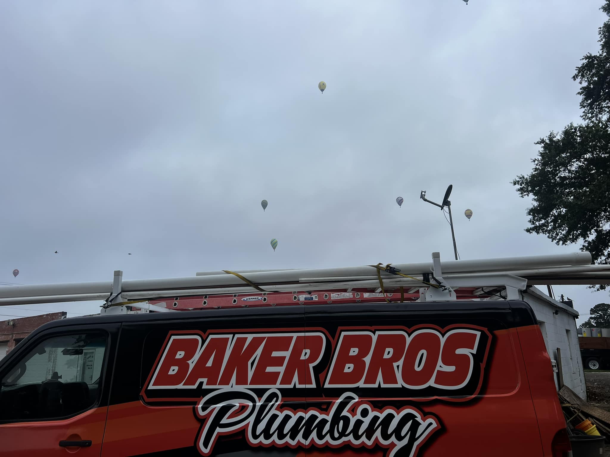The sky is full of balloons this... - Baker Bros Plumbing