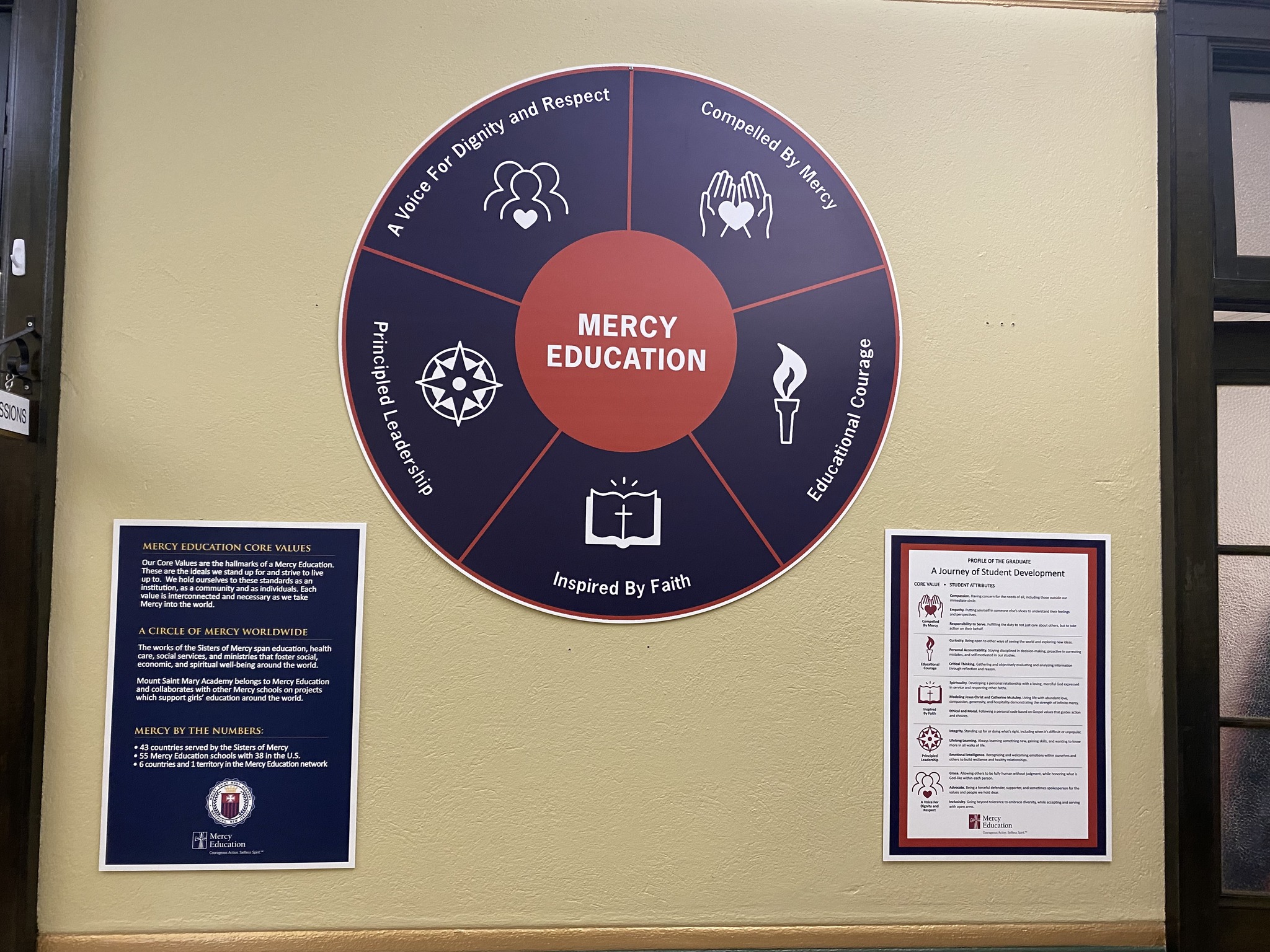 The Mercy Education Core Values... - Mount Saint Mary Academy | Facebook