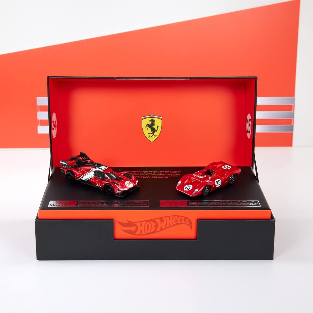 Two iconic brands reunited. Hot Wheels and Ferrari both embody the
