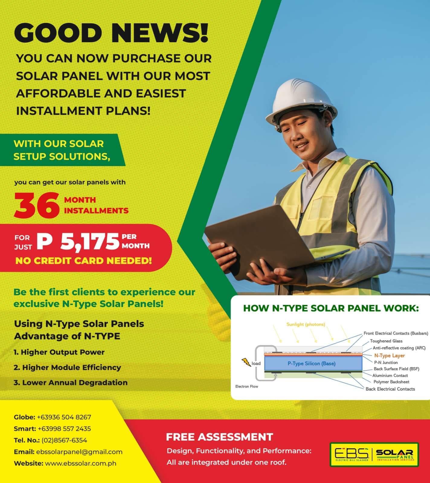 EBS - Good news!😮 You can now purchase our solar panel with our most ...