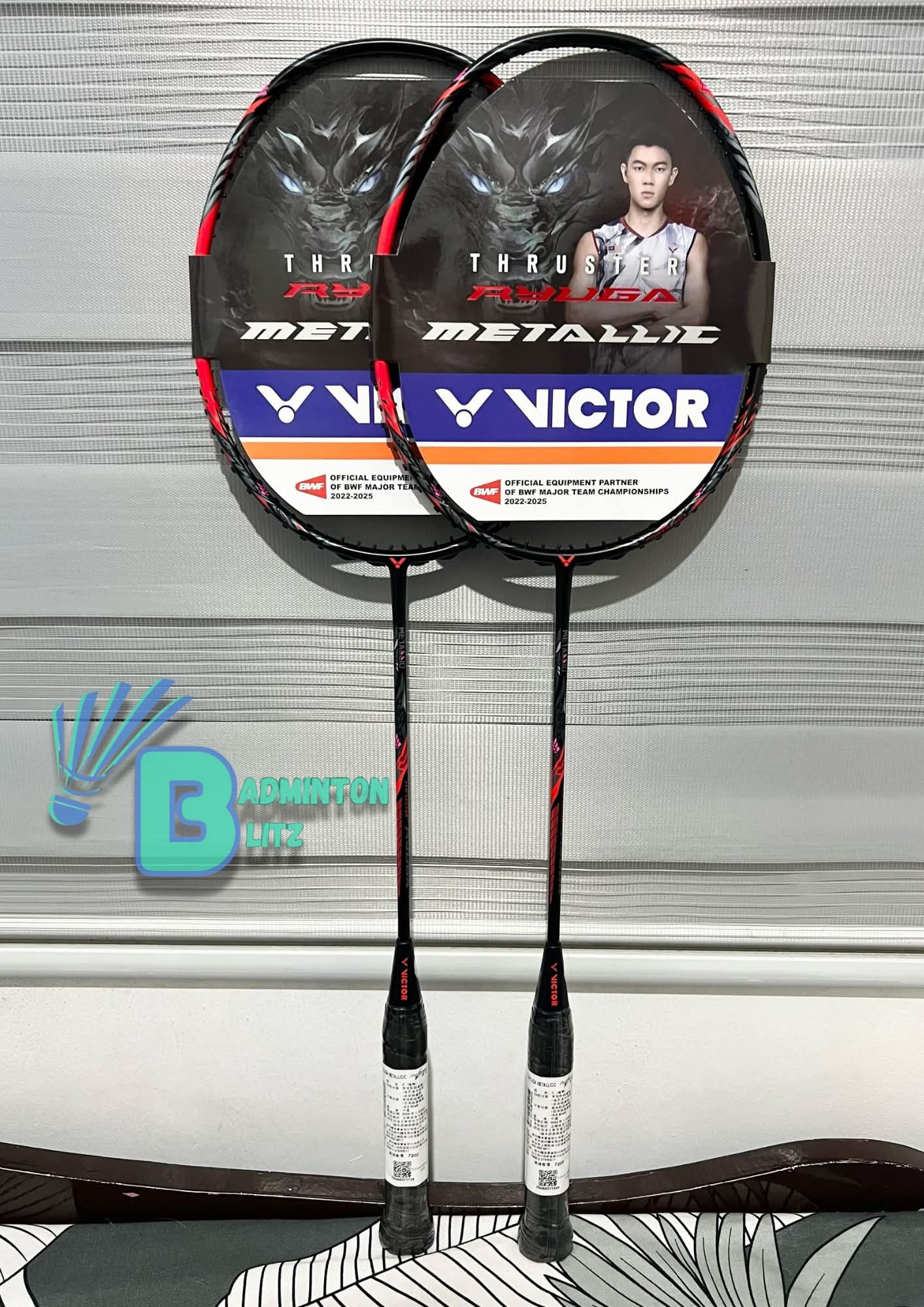 Badminton - 🐉 Victor Thruster Ryuga Metallic – Power That Shines! ⚡ ...