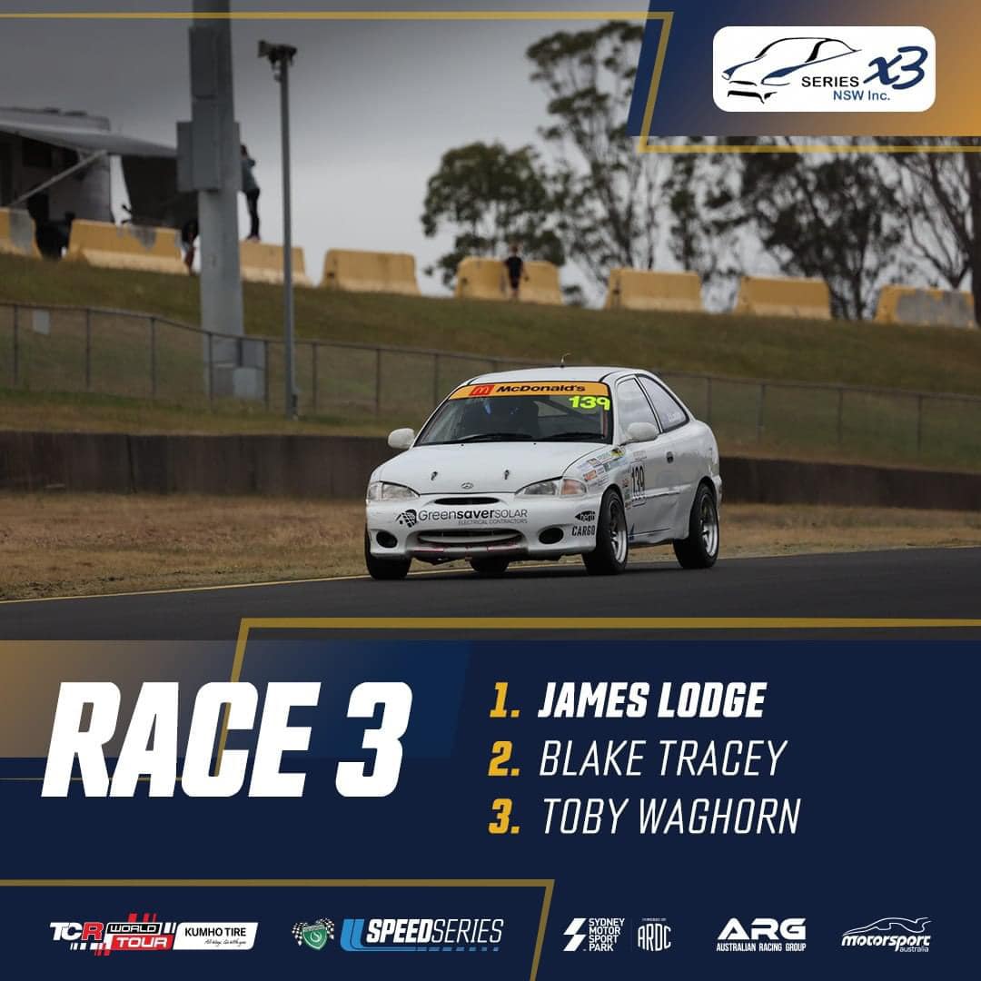 What a race!! 😳... - Series X3 NSW - Hyundai Excel Racing