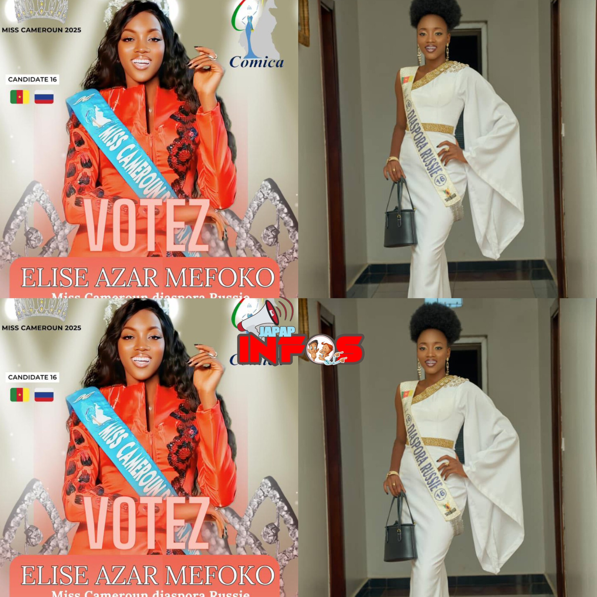 Japap - Sortez Oh ! Notre futur Miss Cameroun 🇨🇲 Tinna Elise Azar Le ...