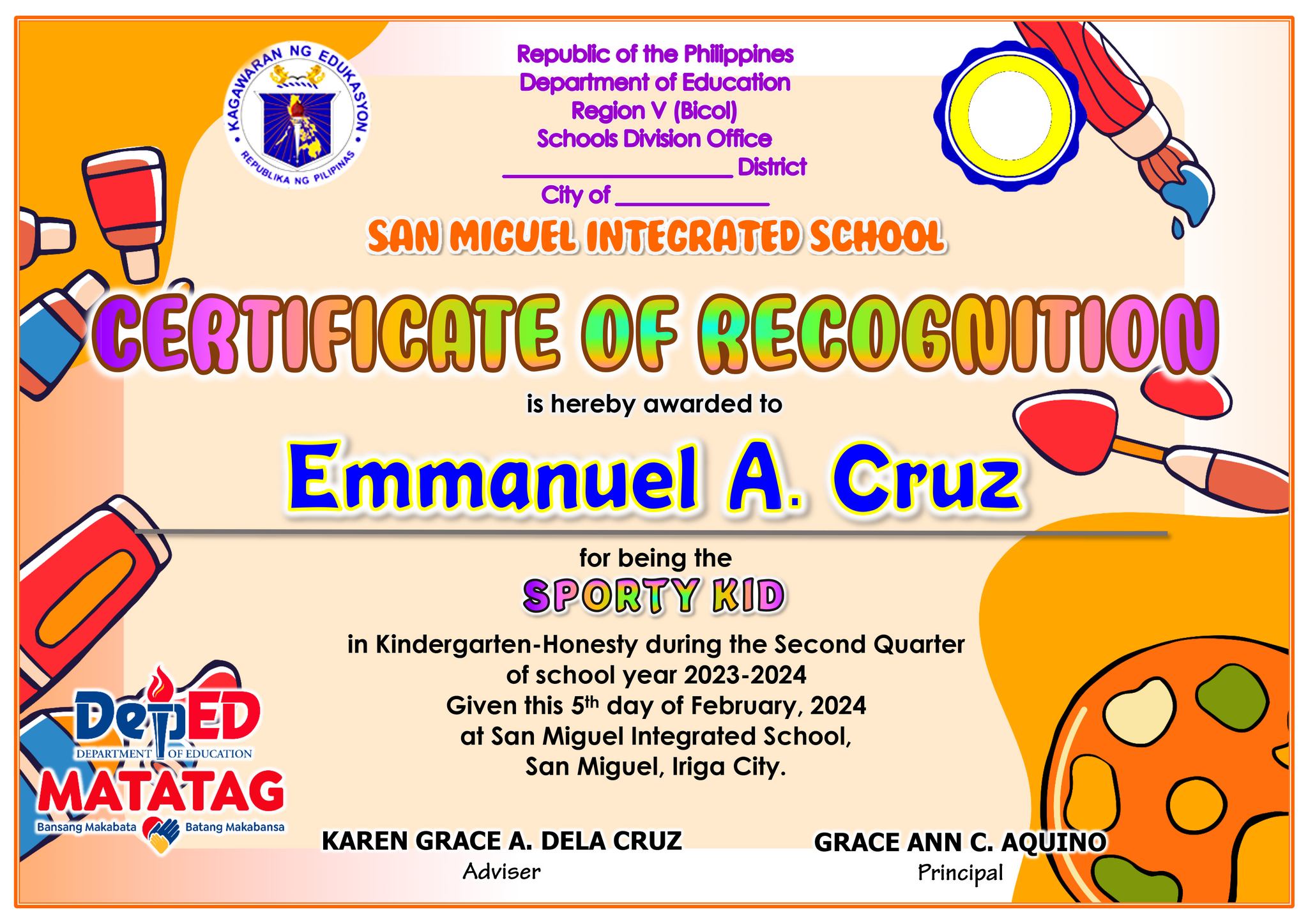 DepEd Commons | Ribbons for Kindergarten to Grade 3🏅 | Facebook