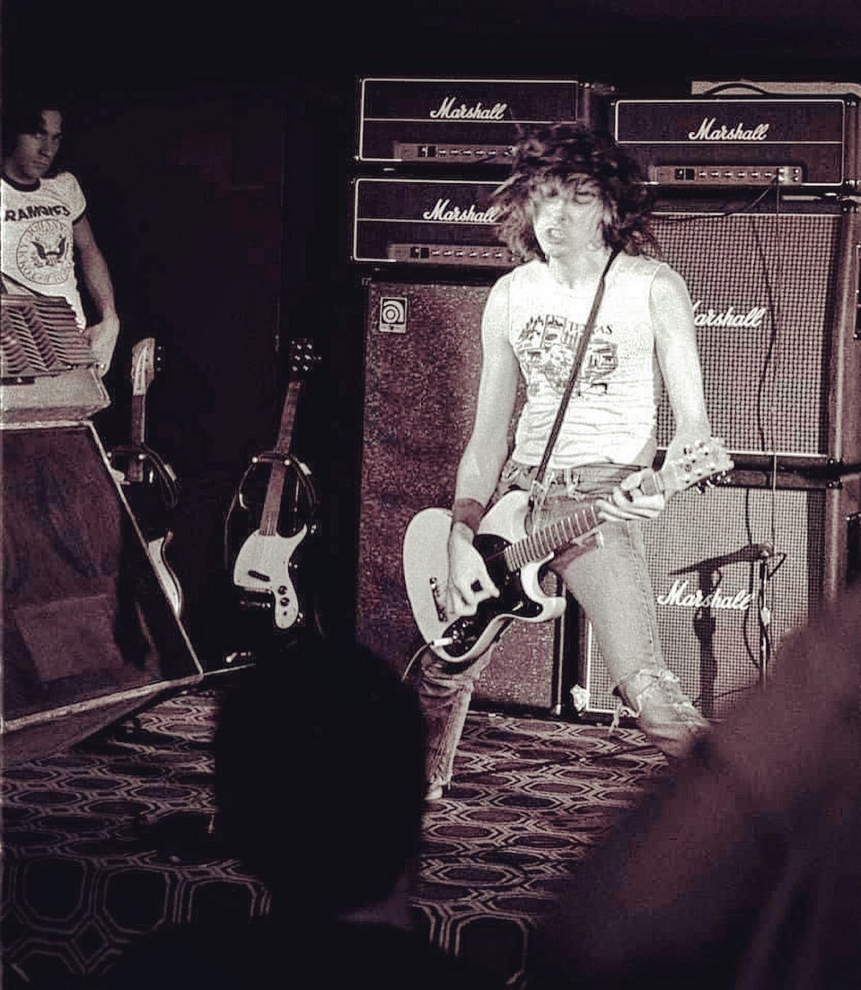 Johnny Ramone, Toronto, 1979. Here's Johnny at El Mocambo in