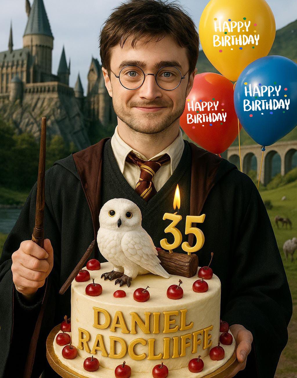 Feed - Happy 35th Birthday to Daniel Radcliffe🎉🥳 📍 Daniel Radcliffe is ...