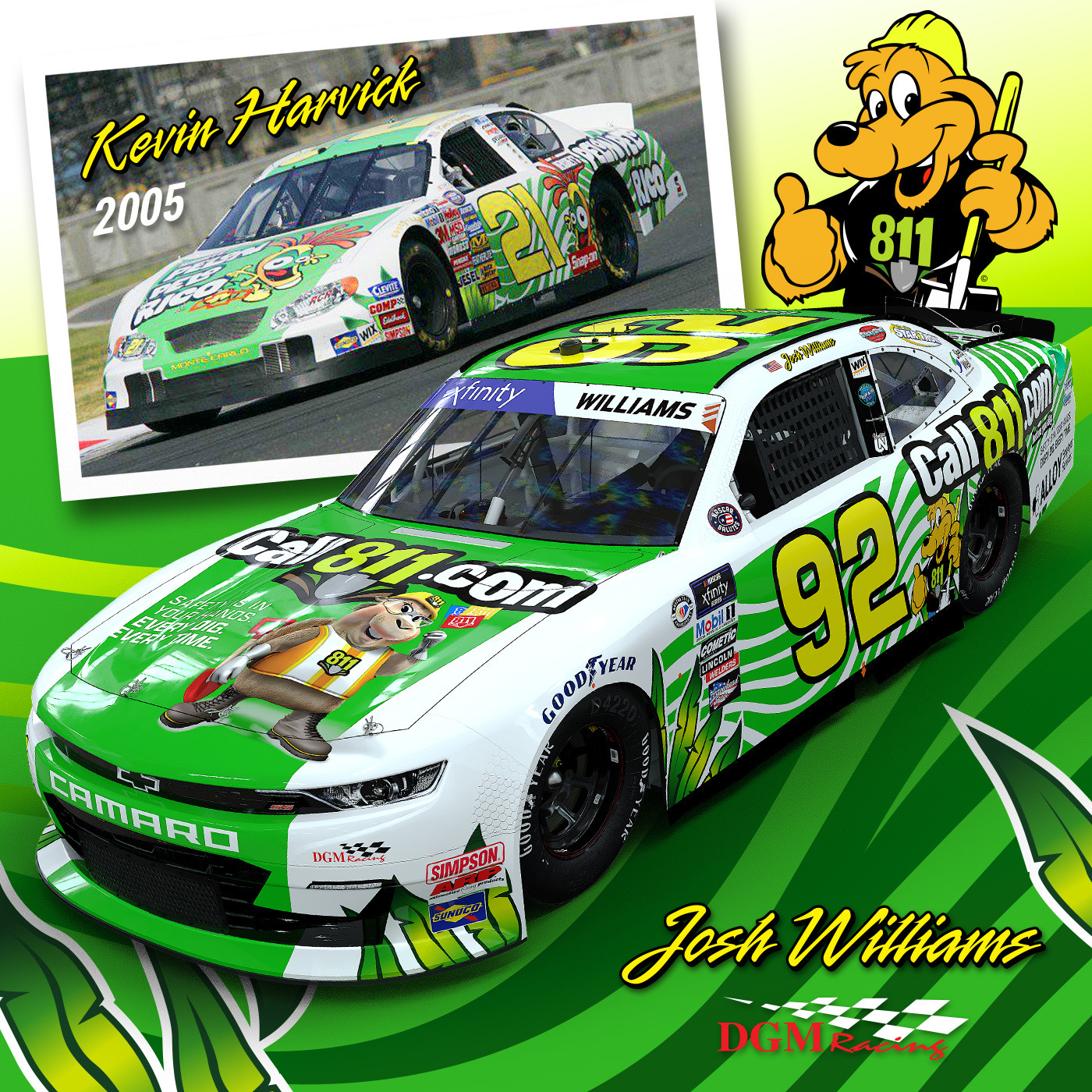 What's the best NASCAR throwback paint scheme of the weekend?