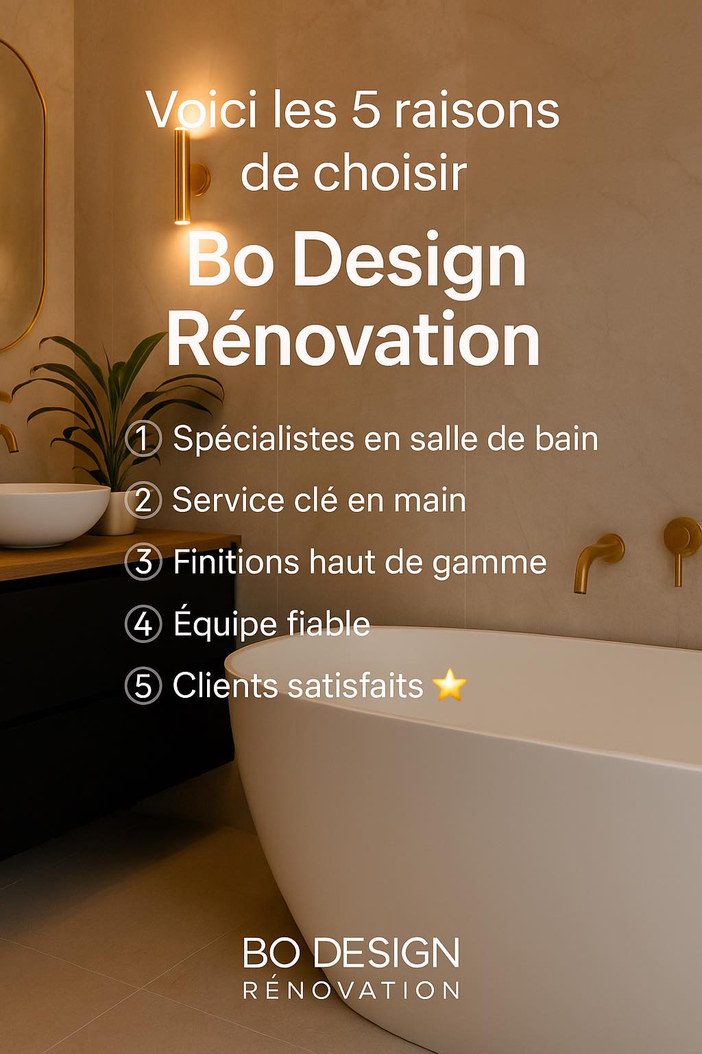 Bo - 🛠️ Voici les 5 raisons de choisir Bo Design Rénovation pour votre ...