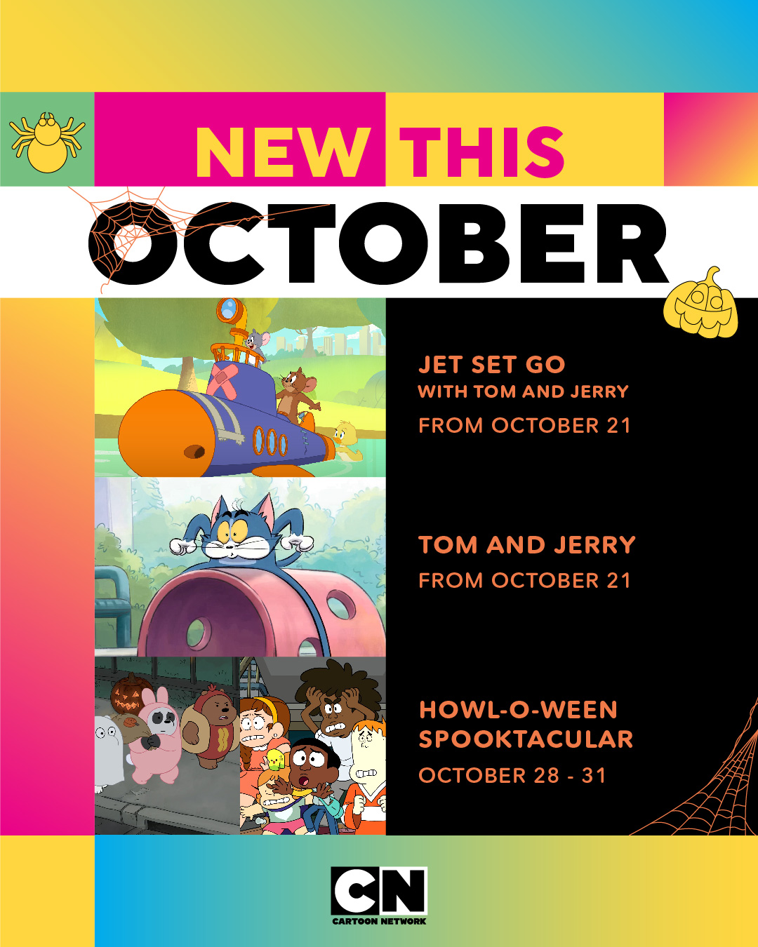 Cartoon Network - Octoboo! 👻 Get ready for a month to... | Facebook