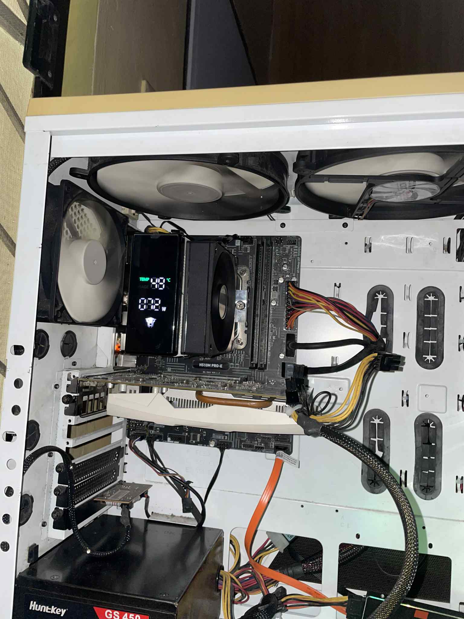 i7 9700k 16GB RAM H310M PRO-VDH PLUS (no backplate) YGT CPU COOLER