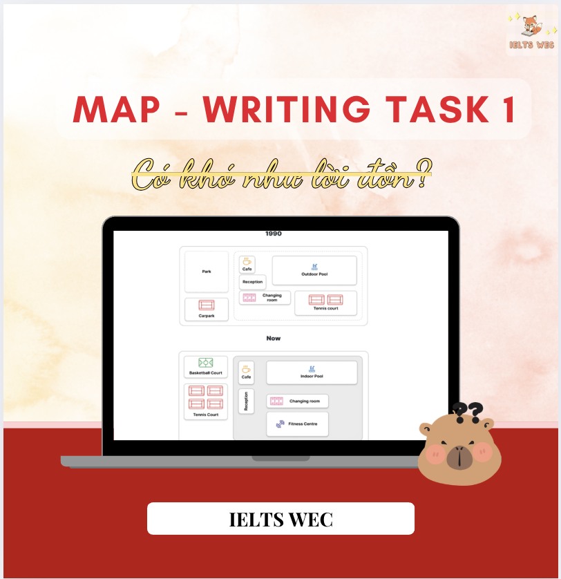 IELTS - ⁉️ Viết Map trong IELTS Writing Task 1 có khó như lời đồn ⁉️ ...