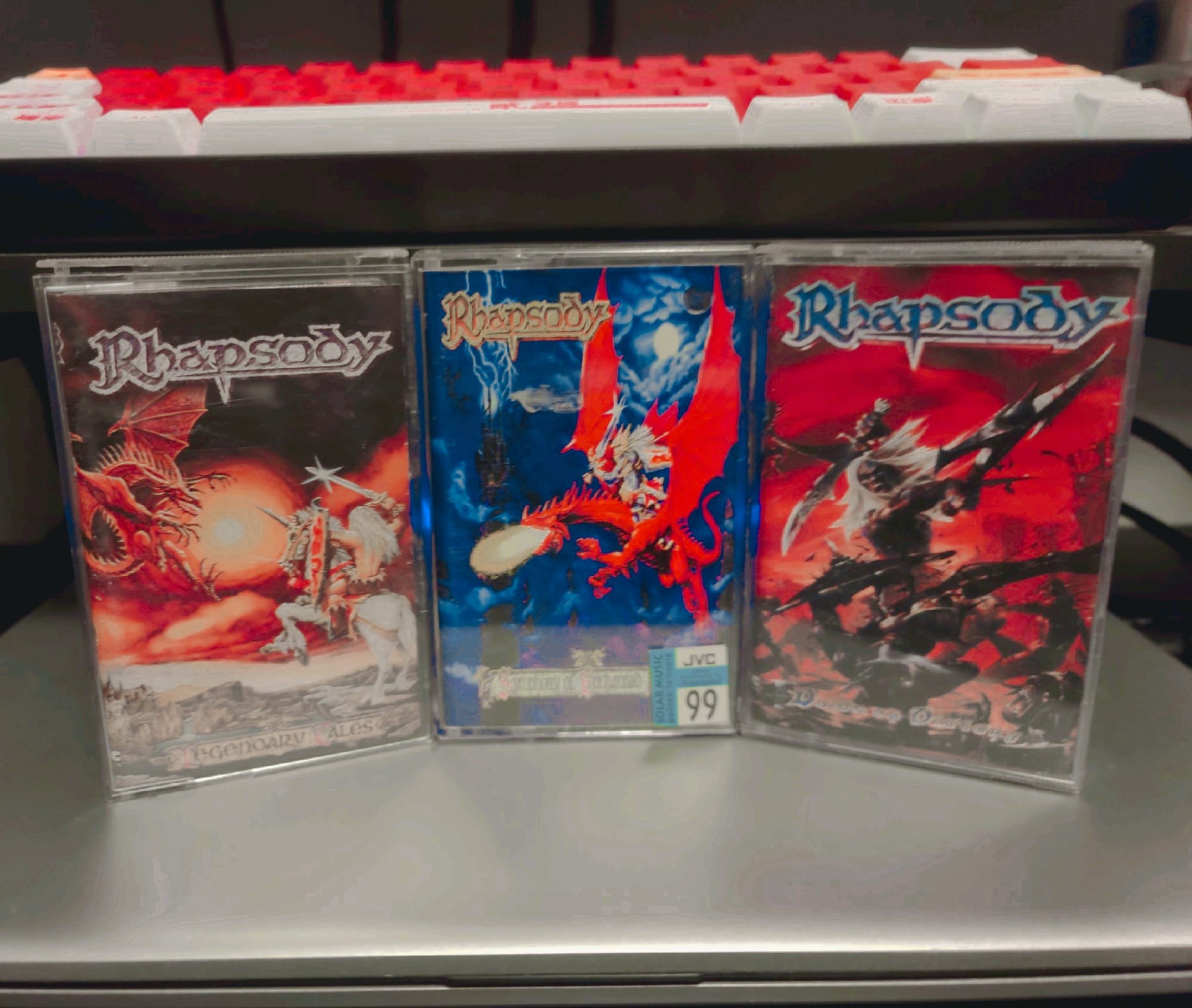 My collection of Rhapsody / Rhapsody of Fire and Luca Turilli Cds 🤘