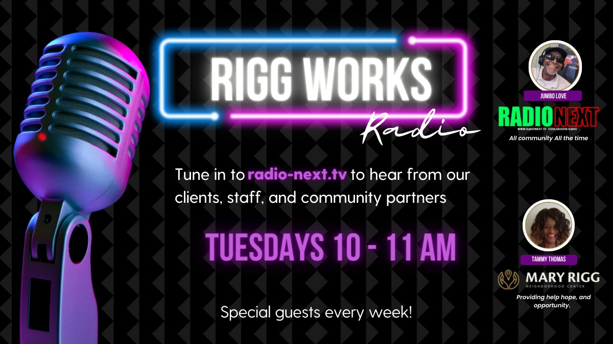 Mary - RiggWorks Radio goes live tomorrow at 10 am! Tune in to ...