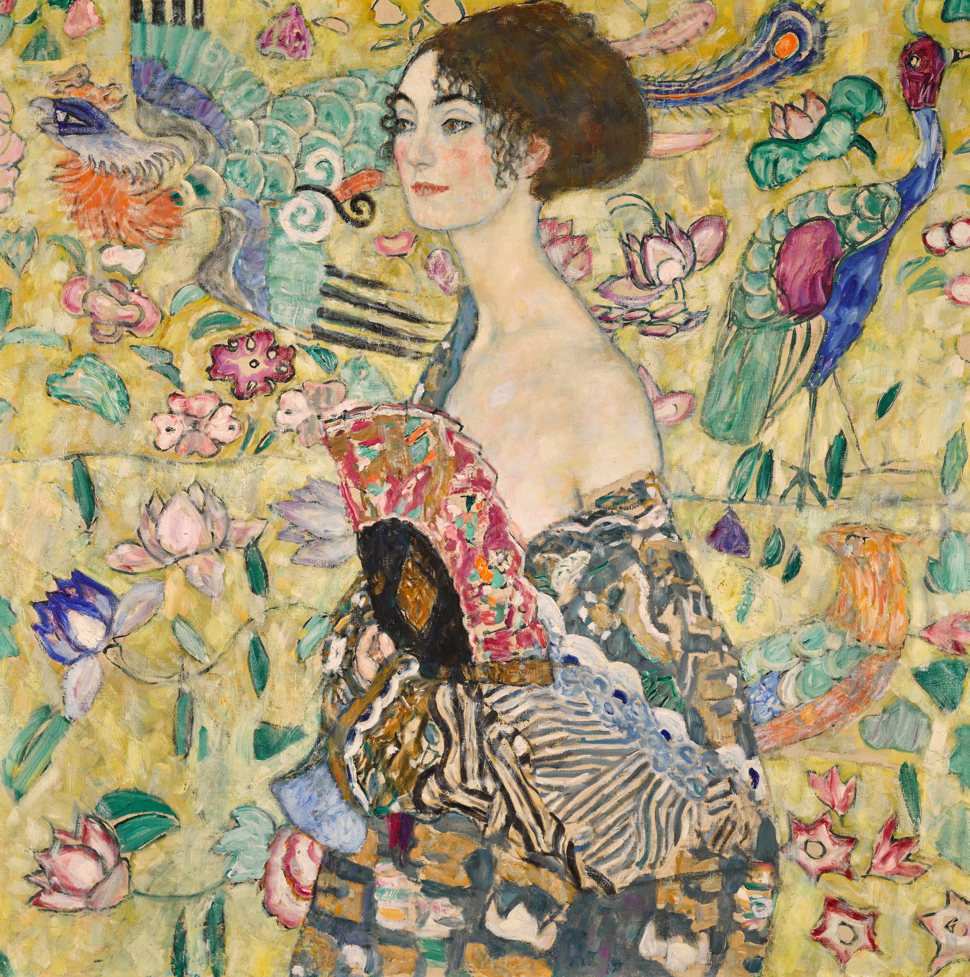 It is Gustav Klimt's last, almost completed painting and a