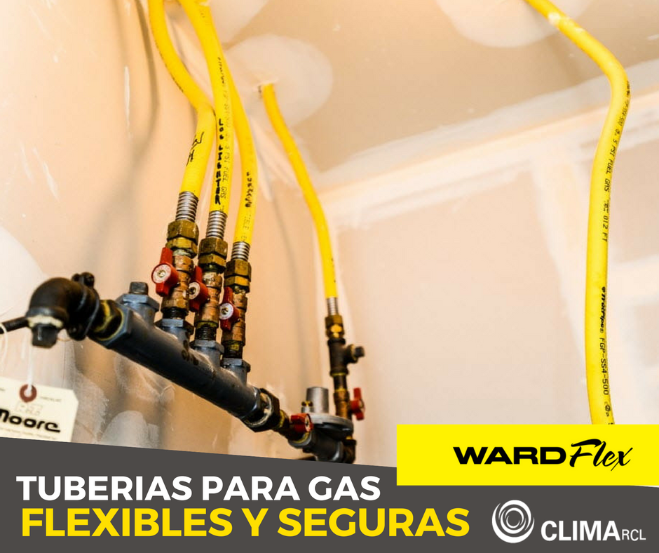 Clima RCL - Las tuberias para gas #Wardflex con su máxima...