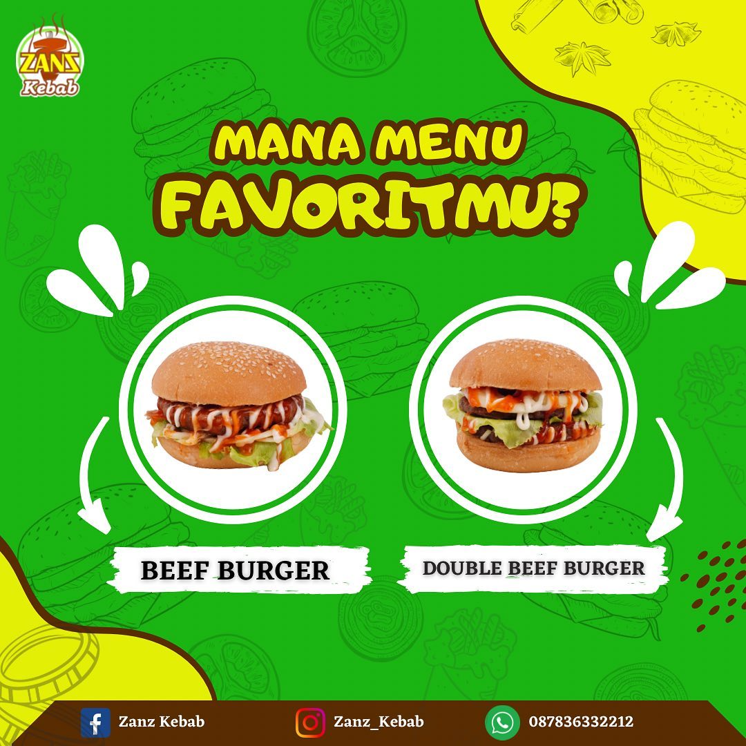 Zanz_kebab - Beli salah satu atau dua-duanya ? 😂 Kalau... | Facebook