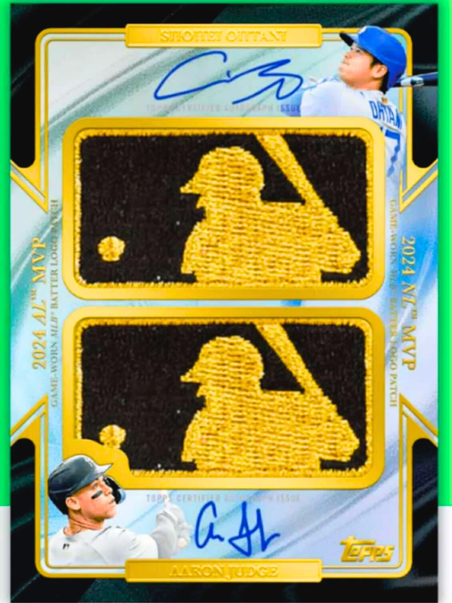 BREAKING: The reigning MVPs will have a 1/1 Dual Gold Logoman 