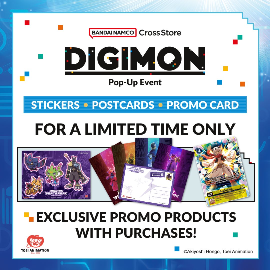Bandai - Exclusive novelties now at the Digimon Pop-Up! 💥 Digimon