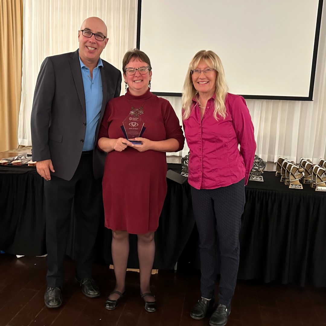 Empower Simcoe - Congratulations to Barb Adamson (centre),...
