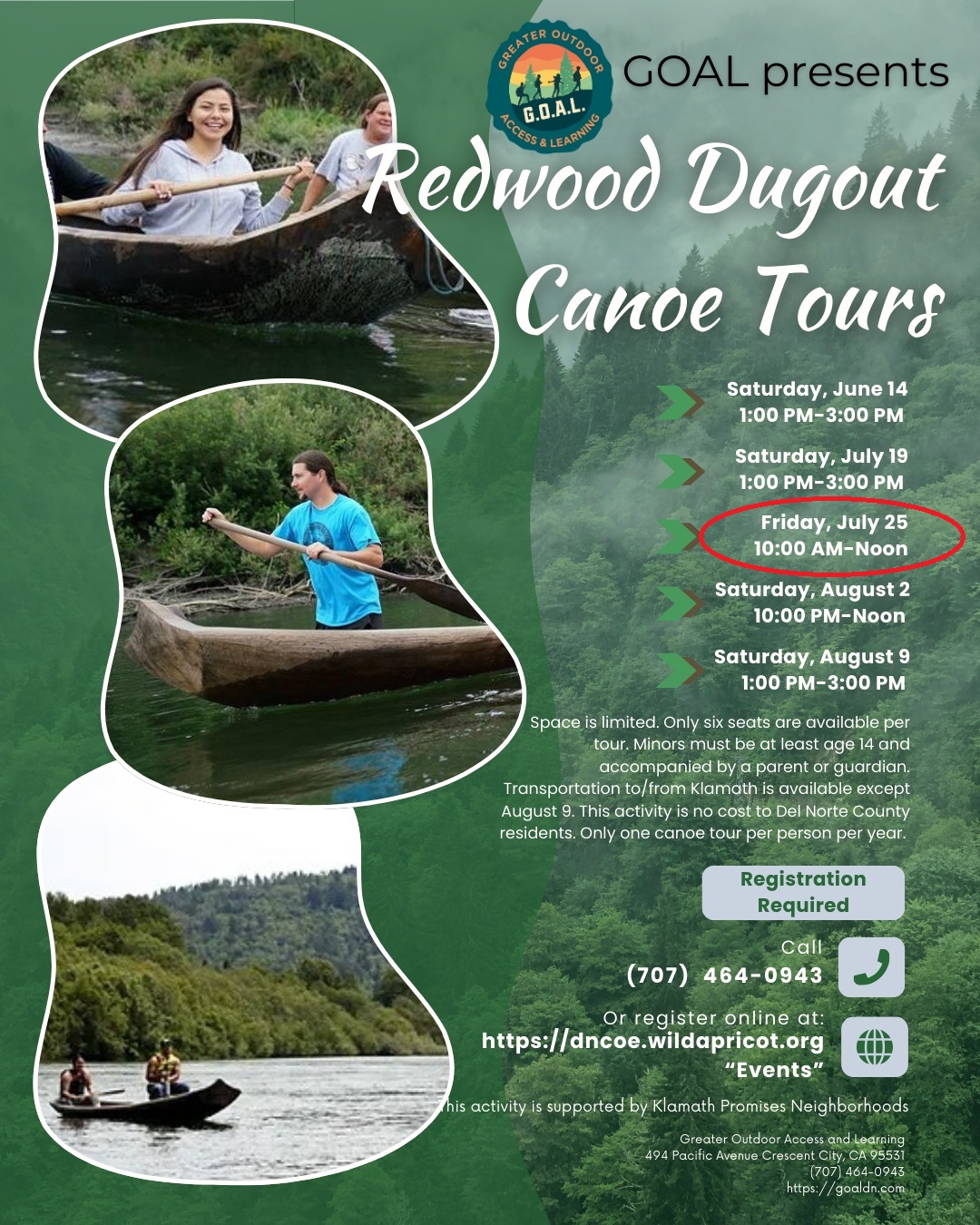 Greater Outdoor Access and Learning Program Del Norte