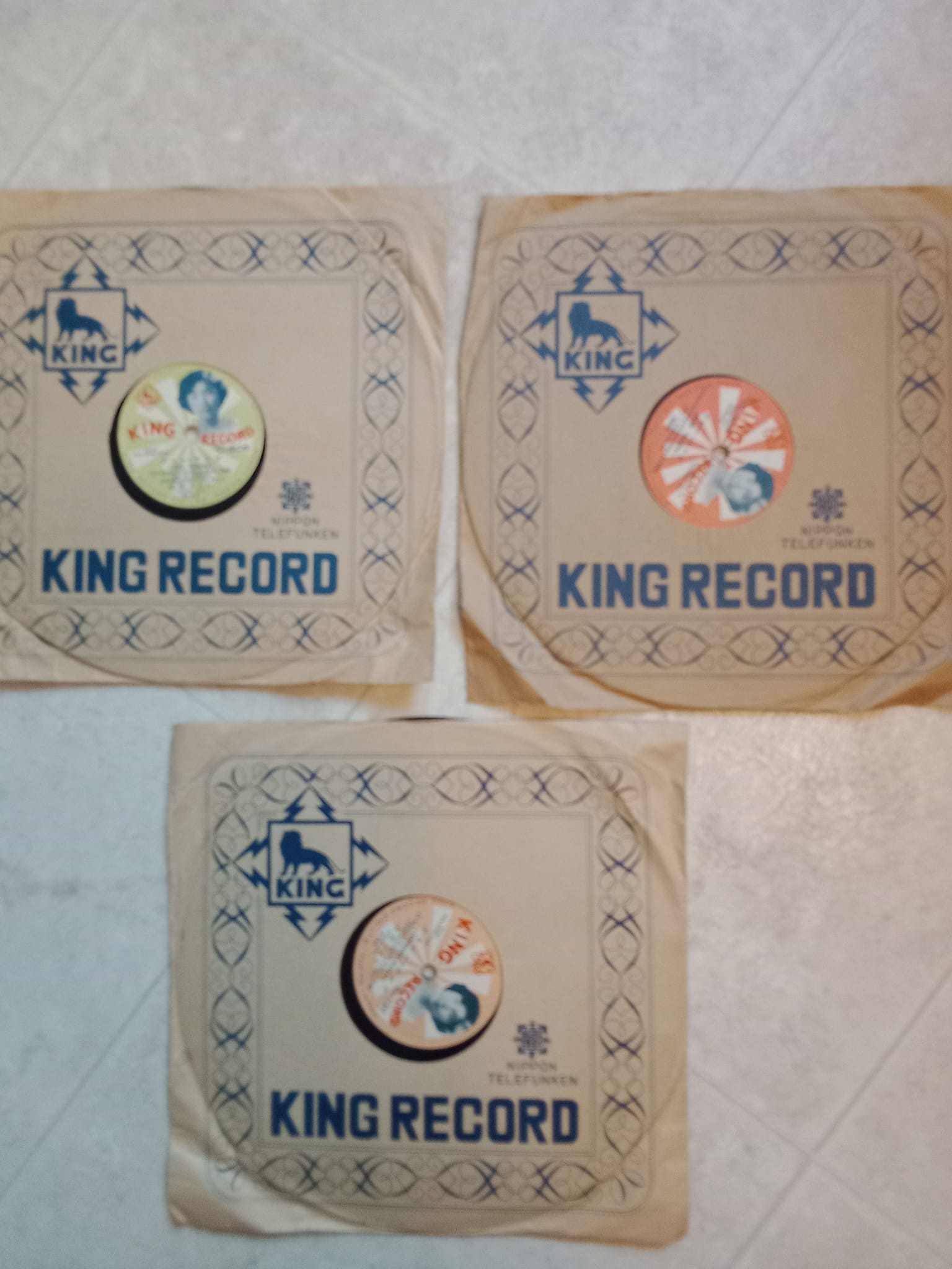 Rare Japanese 78s found on multiple labels