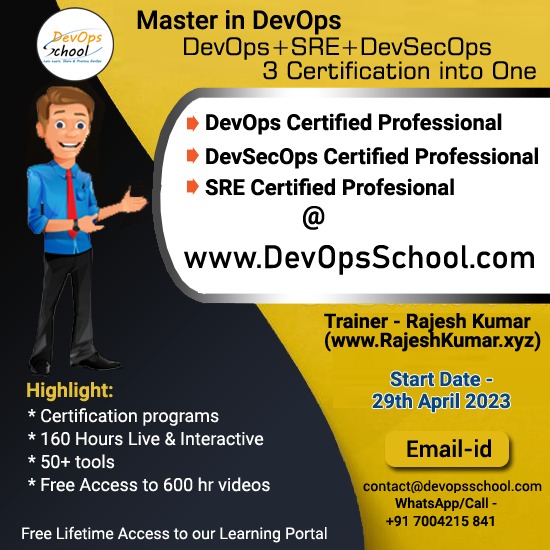 Master in DevOps Engineering MDE